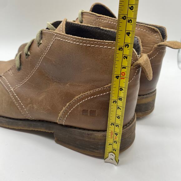 BedStu Brown Leather Chukka Boots Lace-Up Minimalist Casual Men\'s size 10 main image 8